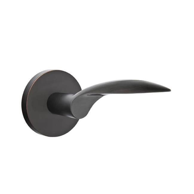 Emtek - Passage, Disk Rosette, Mercury Lever, RH, US10B - Oil Rubbed Bronze