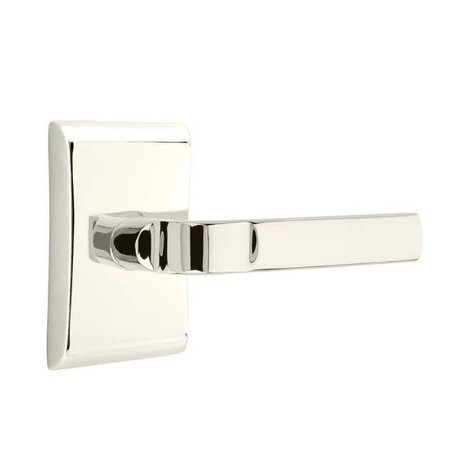 Emtek - Passage, Neos Rosette, Aston Lever, RH, US14 - Polished Nickel