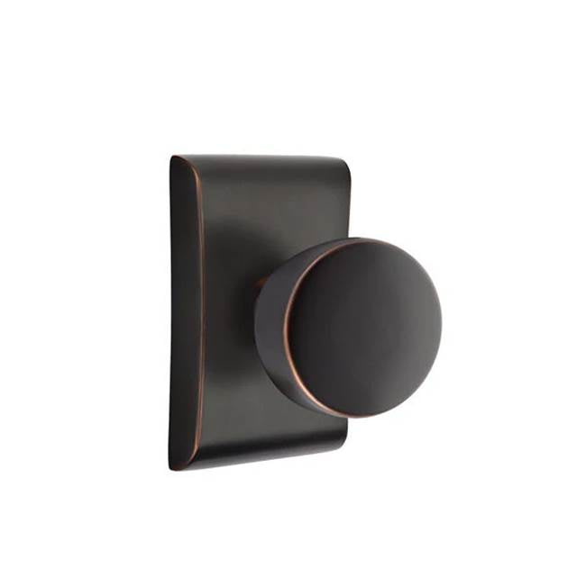 Emtek - Passage, Neos Rosette, Laurent Round Knob, US10B - Oil Rubbed Bronze