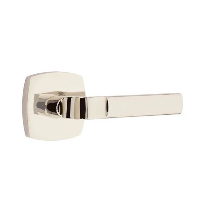 Emtek - Privacy, Urban Modern, Aston Lever, RH, US14 - Polished Nickel