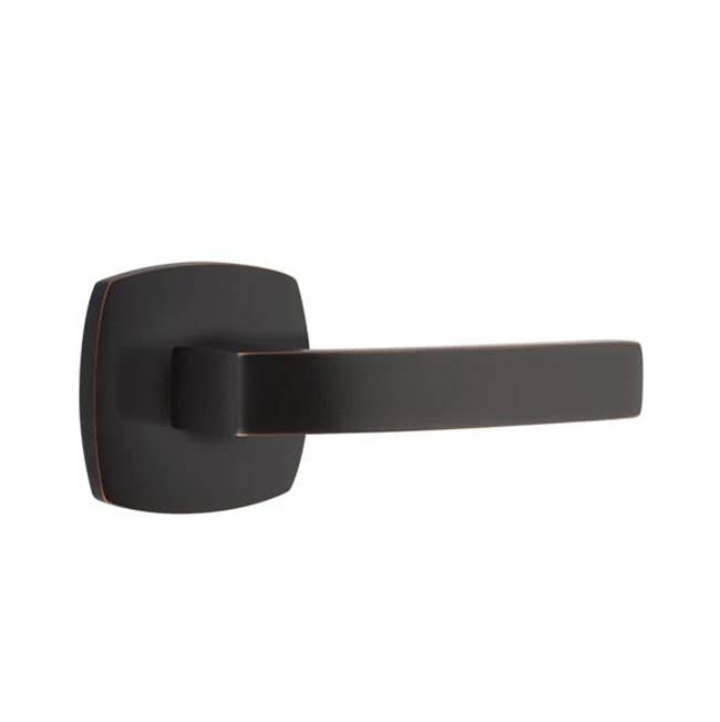 Emtek - Concealed, Privacy, Urban Modern, Breslin Lever, US10B - Oil Rubbed Bronze