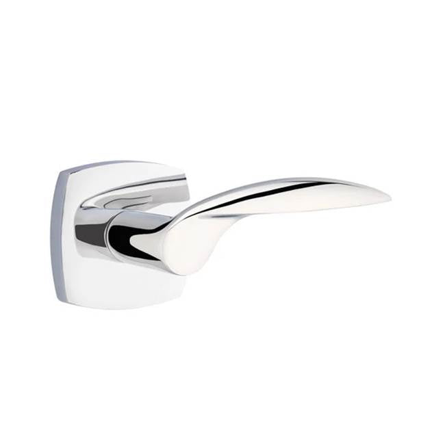Emtek - Concealed Fastener Privacy, Urban Modern Rosette, Mercury Lever, US26 - Polished Chrome