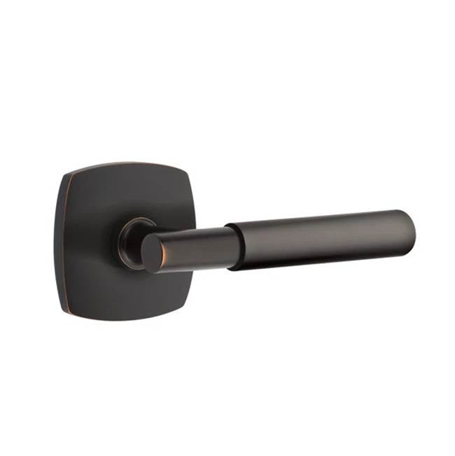 Emtek - Passage, Urban Modern, Myles Lever, LH, US10B - Oil Rubbed Bronze