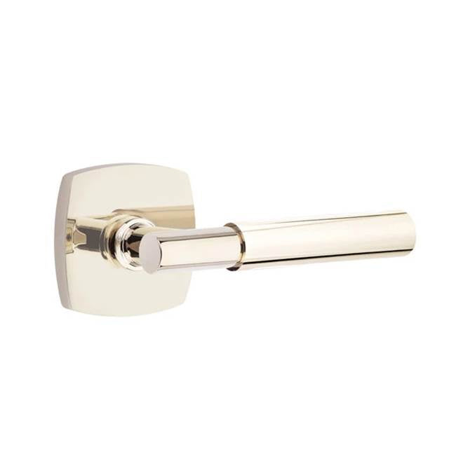 Emtek - Passage, Urban Modern, Myles Lever, RH, US14 - Polished Nickel