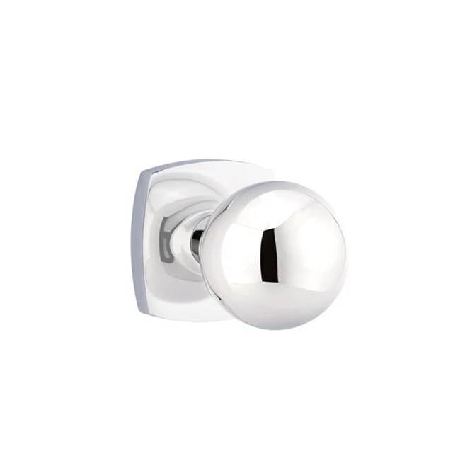 Emtek - Dummy, Urban Modern Rosette, Orb Knob, US26 - Polished Chrome