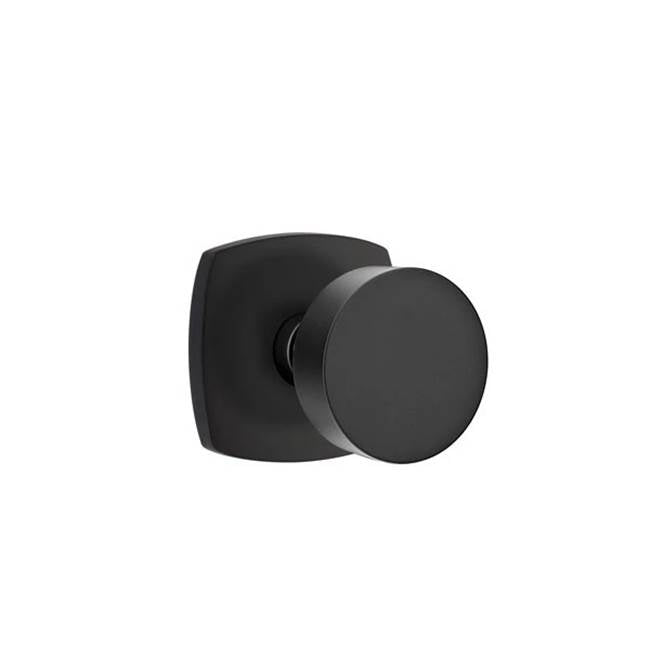 Emtek - Dummy, Urban Modern Rosette, Round Knob, US19 - Flat Black