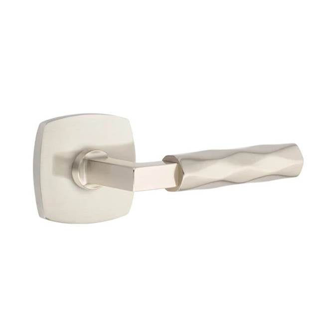 Emtek - Concealed Fastener, Passage, Urban Modern Rosette US15, L-Square Stem US15, Tribeca Handle US15 - Satin Nickel