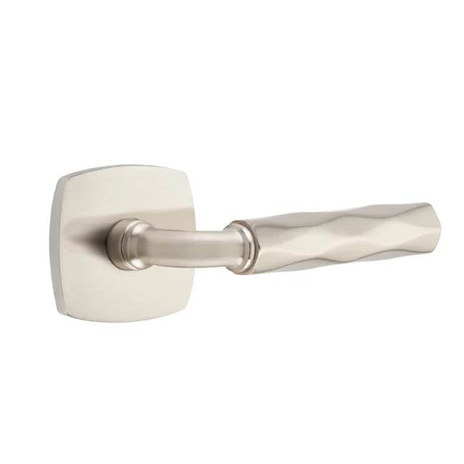 Emtek - Concealed Fastener Passage, Urban Modern Rosette US15, R-Bar Stem US15, Tribeca Handle US15 - Satin Nickel
