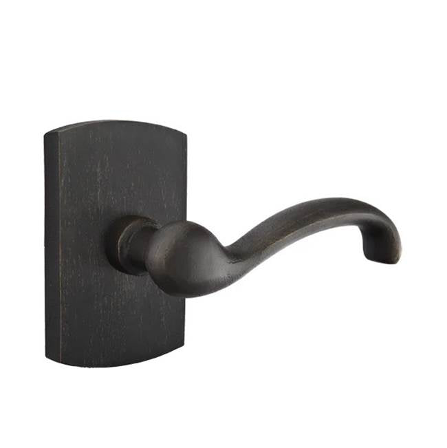 Emtek - Dummy, No.4 Rosette, Teton Lever, MB - Medium Bronze Patina