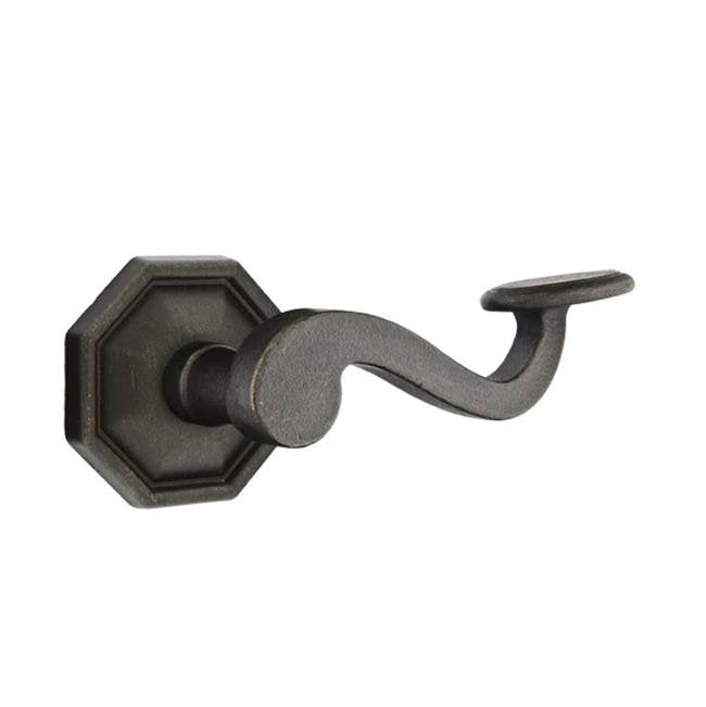 Emtek - Concealed, Passage, No.15 Rosette, Padua Lever, MB - Medium Bronze Patina