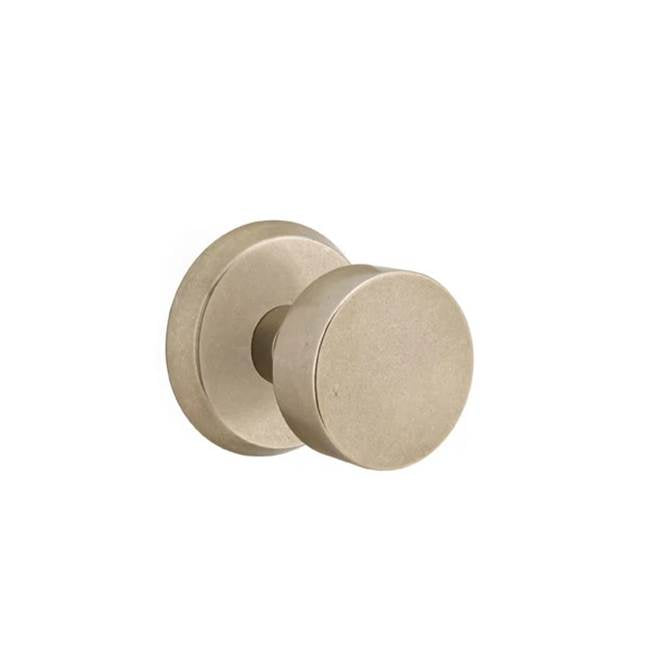 Emtek - Passage, No.2 Rosette, Bronze Round Knob, TWB - Tumbled White Bronze