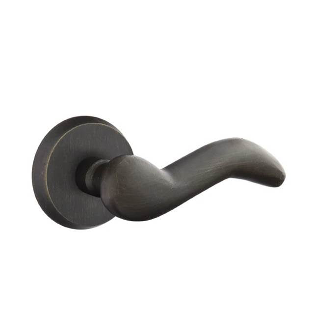Emtek - Passage, No.2 Rosette, Cody Lever, LH, MB - Medium Bronze Patina