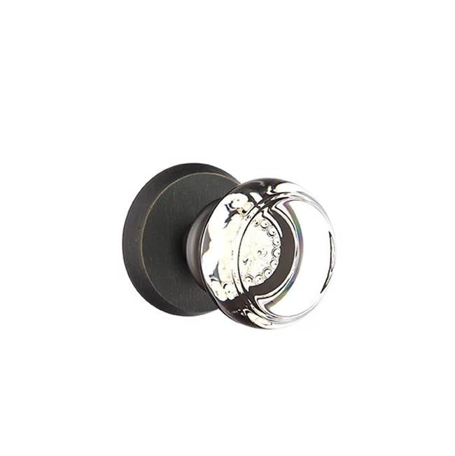 Emtek - Dummy, No.2 Rosette, Georgetown Knob, MB - Medium Bronze Patina