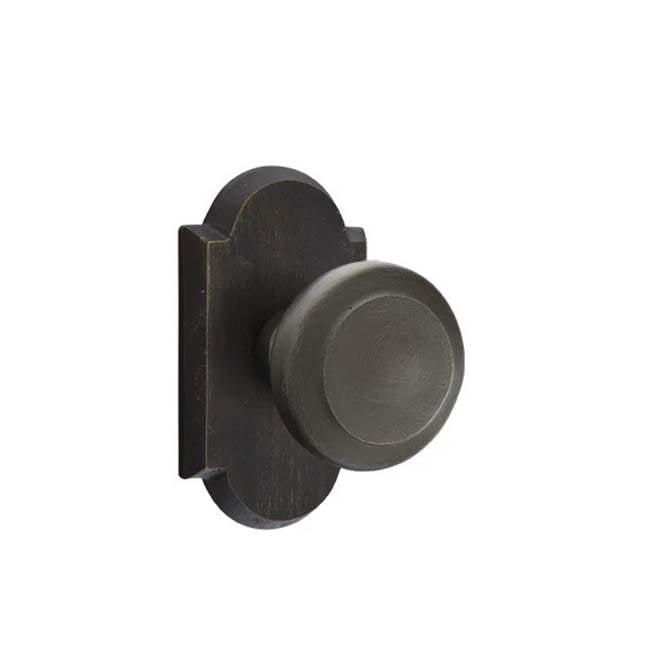 Emtek - Dummy, No.1 Rosette, Butte Knob, MB - Medium Bronze Patina