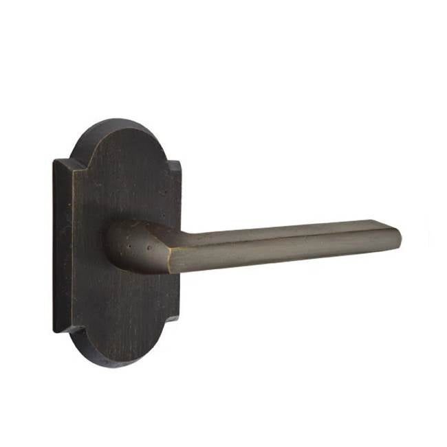 Emtek - Dummy, No.1 Rosette, Lariat Lever, MB - Medium Bronze Patina