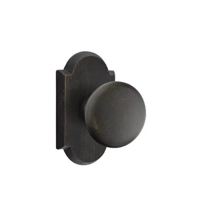 Emtek - Dummy, No.1 Rosette, Winchester Knob, MB - Medium Bronze Patina