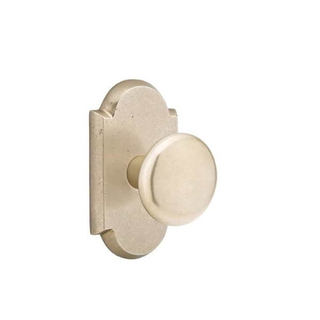 Emtek - Passage, No.1 Rosette, Winchester Knob, TWB - Tumbled White Bronze