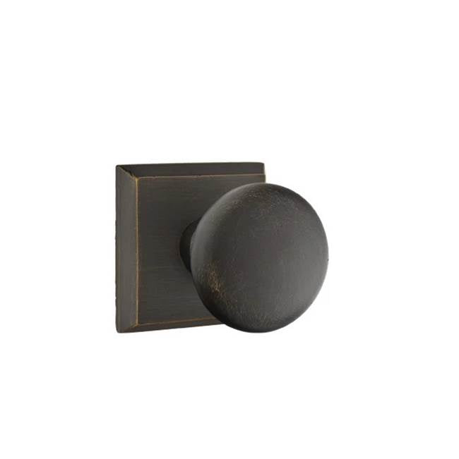 Emtek - Dummy, No.6 Rosette, Winchester Knob, MB - Medium Bronze Patina