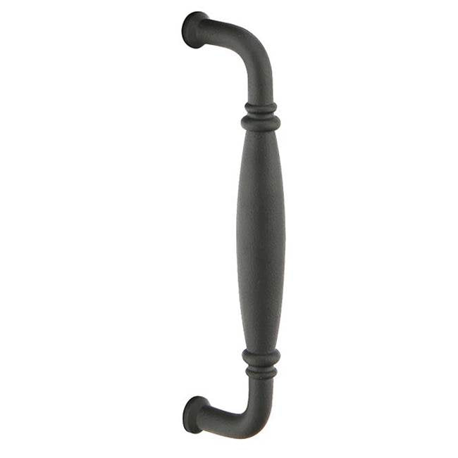 Emtek - Normandy Pull 8'', FBS - Flat Black Steel
