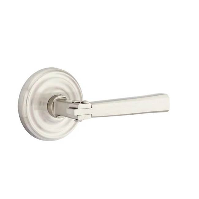 Emtek - Concealed, Passage, Regular Rosette, Arts and Crafts Lever, US15 - Satin Nickel