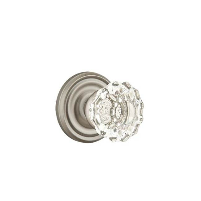 Emtek - Passage, Regular Rosette, Astoria Crystal Knob, US15A - Pewter