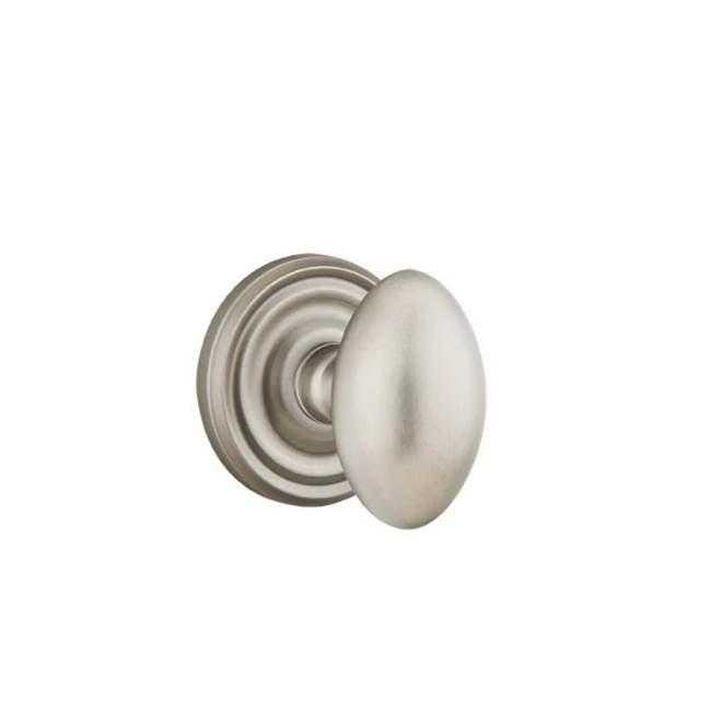 Emtek - Dummy, Regular Rosette, Egg Knob, US15A - Pewter