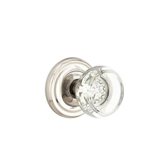 Emtek - Concealed, Passage, Regular Rosette, Georgetown Knob, US14 - Polished Nickel