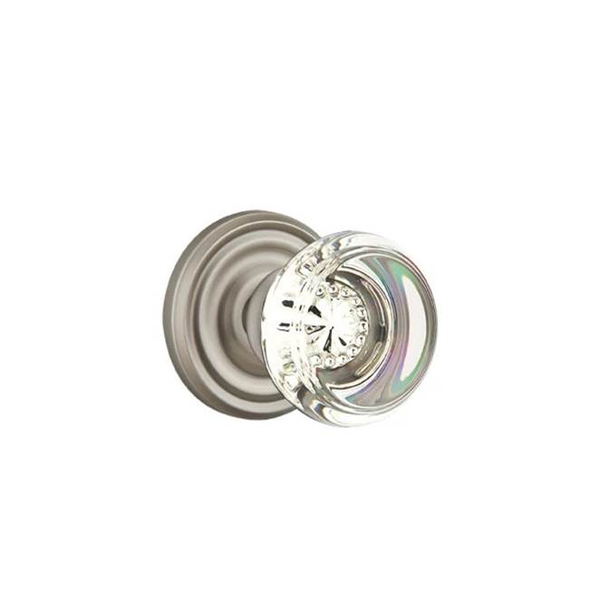 Emtek - Concealed, Passage, Regular Rosette, Georgetown Knob, US15A - Pewter