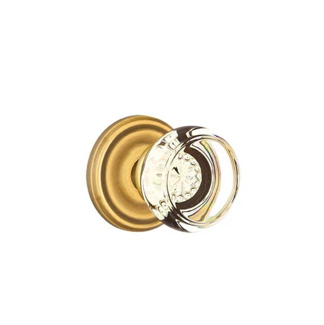 Emtek - Concealed, Passage, Regular Rosette, Georgetown Knob, US7 - French Antique