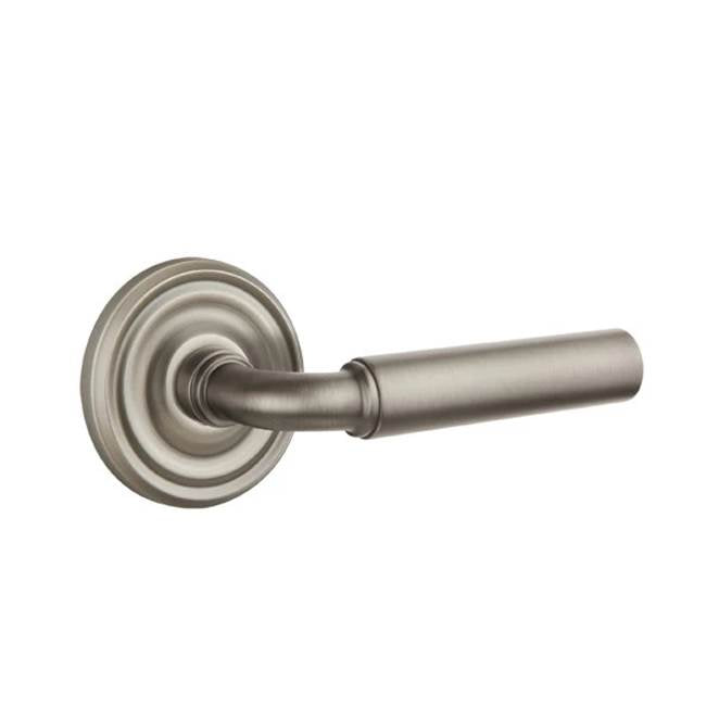 Emtek - Privacy, Regular Rosette, Manning Lever, RH, US15A - Pewter
