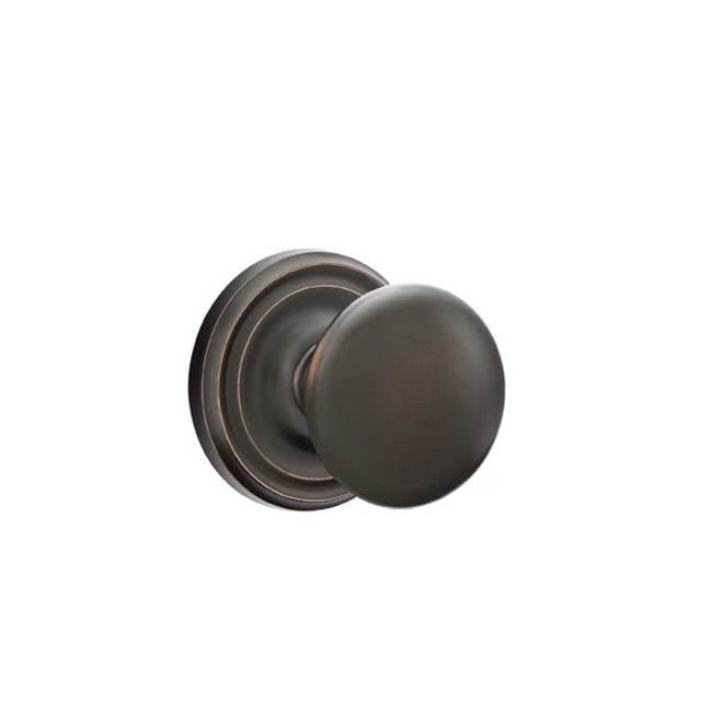 Emtek - Concealed, Passage, Regular Rosette, Providence Knob, US10B - Oil Rubbed Bronze