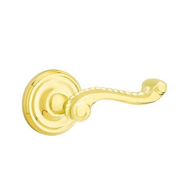 Emtek - Privacy, Regular Rosette, Rope Lever, LH, US3NL - Unlacquered Brass