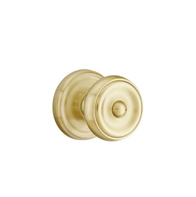 Emtek - Concealed, Privacy, Regular Rosette, Waverly Knob, US4 - Satin Brass