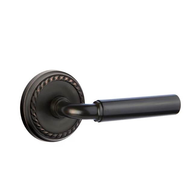 Emtek - Passage, Rope Rosette, Manning Lever, RH, US10B - Oil Rubbed Bronze