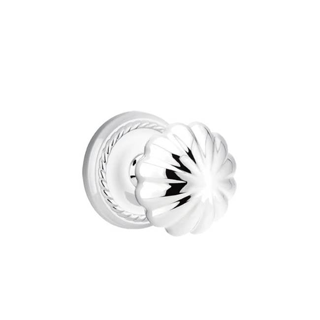 Emtek - Dummy, Rope Rosette, Melon Knob, US26 - Polished Chrome