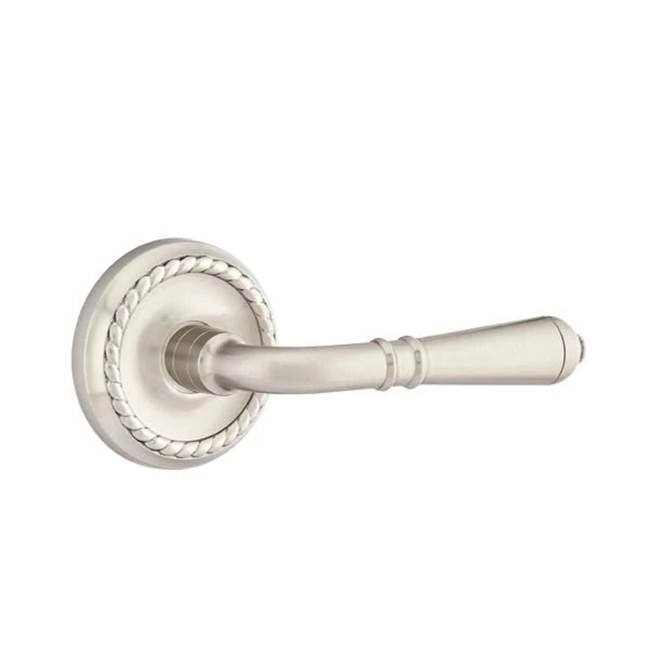 Emtek - Dummy, Rope Rosette, Turino Lever, US15 - Satin Nickel