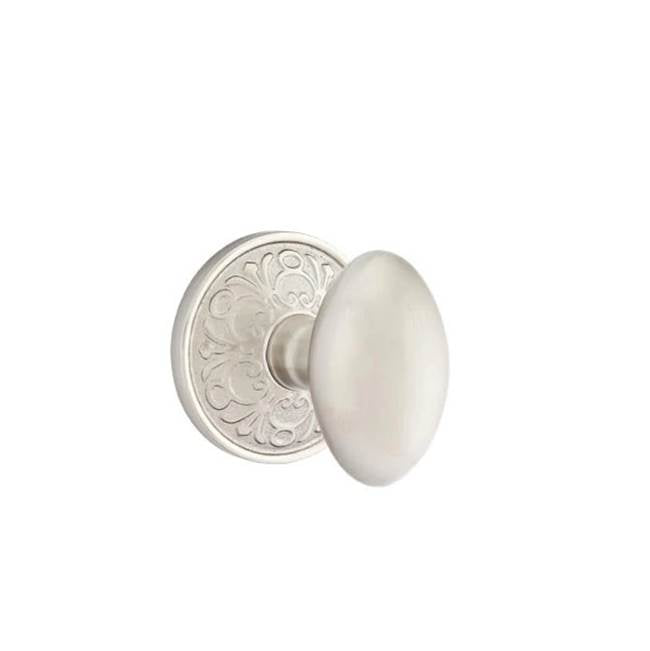 Emtek - Dummy, Lancaster Rosette, Egg Knob, US15 - Satin Nickel