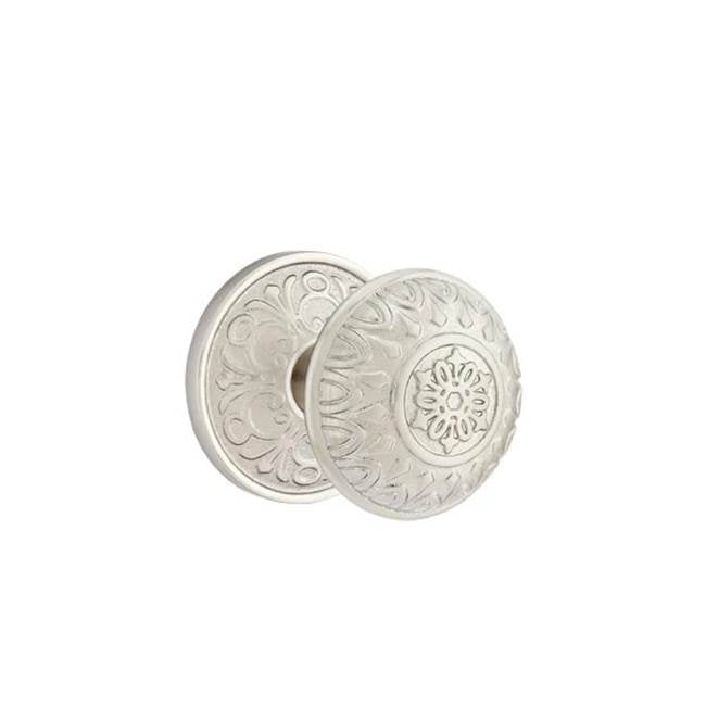 Emtek - Concealed, Passage, Lancaster Rosette, Lancaster Knob, US15 - Satin Nickel