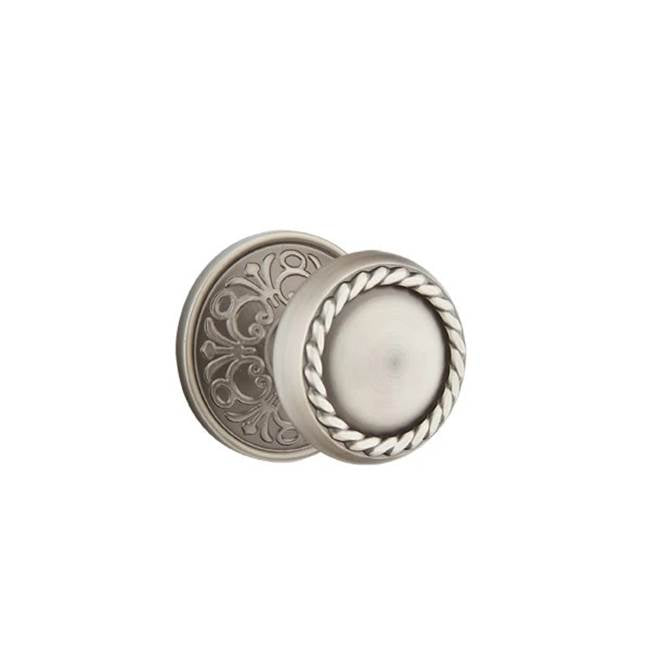 Emtek - Dummy, Lancaster Rosette, Rope Knob, US15A - Pewter