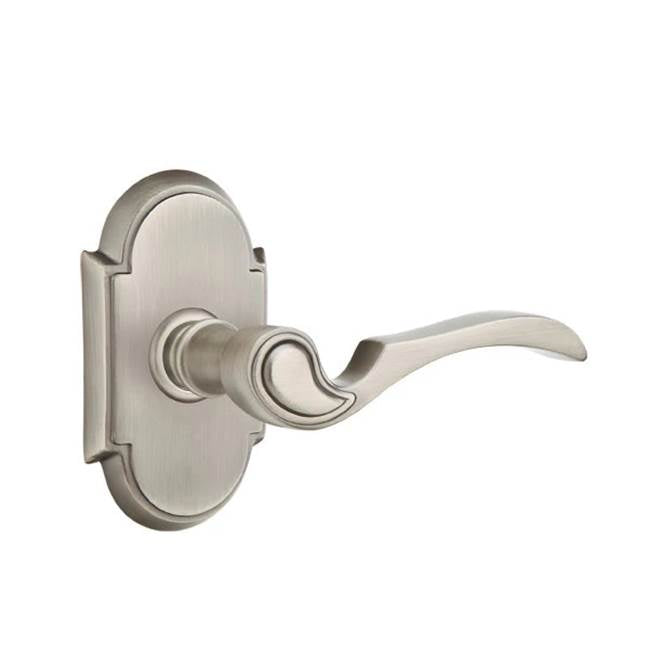 Emtek - Concealed, Privacy, No.8 Rosette, Coventry Lever, US15A - Pewter