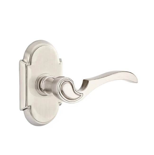 Emtek - Concealed, Passage, No.8 Rosette, Coventry Lever, US15 - Satin Nickel