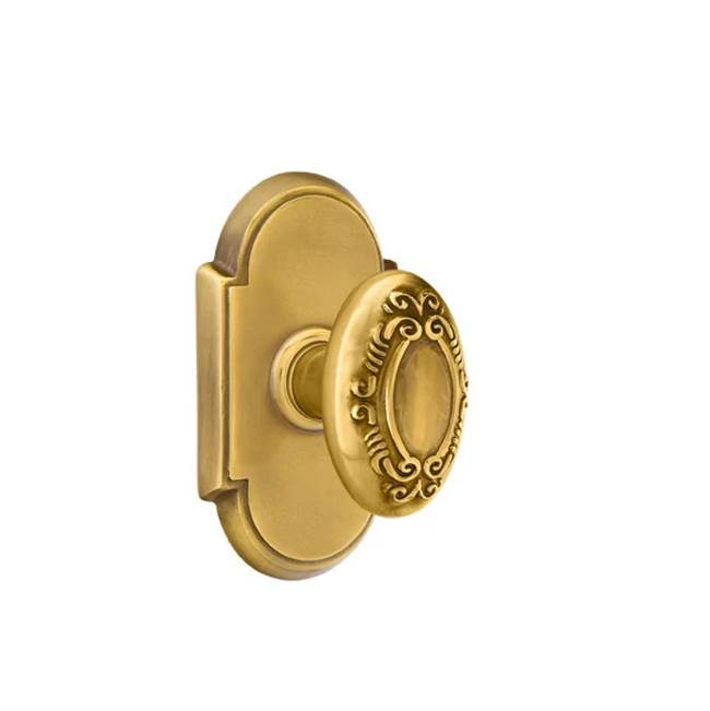 Emtek - Concealed, Privacy, No.8 Rosette, Victoria Knob, US7 - French Antique