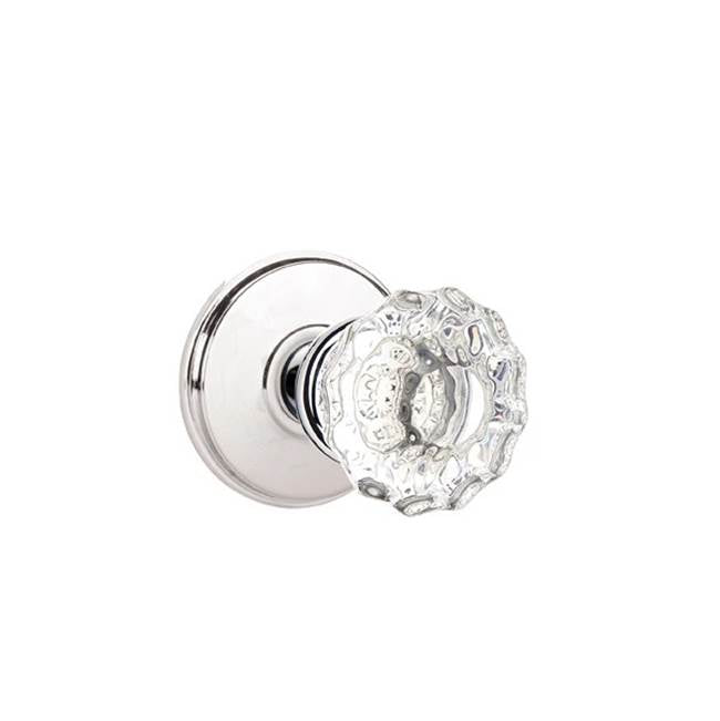 Emtek - Privacy, Watford Rosette, Astoria Crystal Knob, US26 - Polished Chrome
