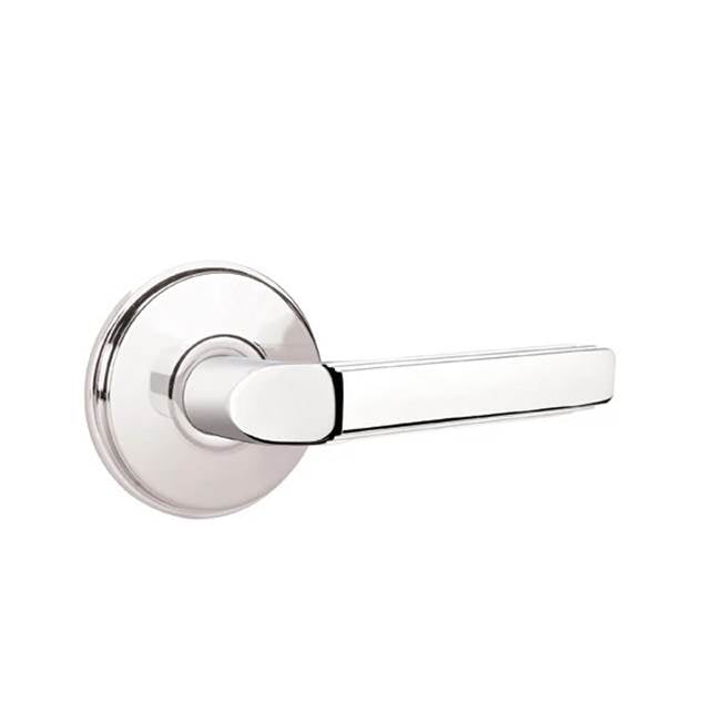 Emtek - Privacy, Watford Rosette, Milano Lever, LH, US26 - Polished Chrome
