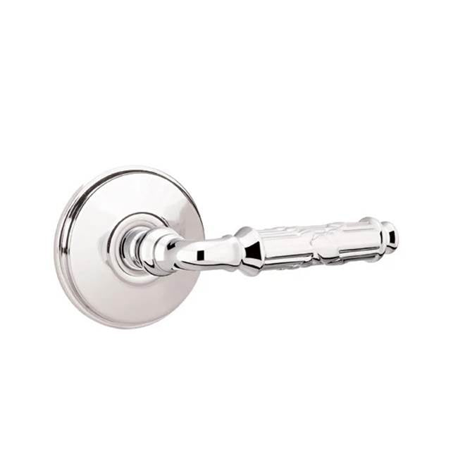 Emtek - Passage, Watford Rosette, Ribbon and Reed Lever, LH, US26 - Polished Chrome