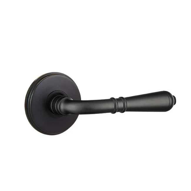 Emtek - Concealed, Passage, Watford Rosette, Turino Lever, US19 - Flat Black