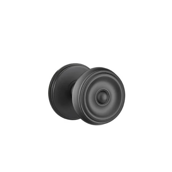 Emtek - Privacy, Watford Rosette, Waverly Knob, US19 - Flat Black