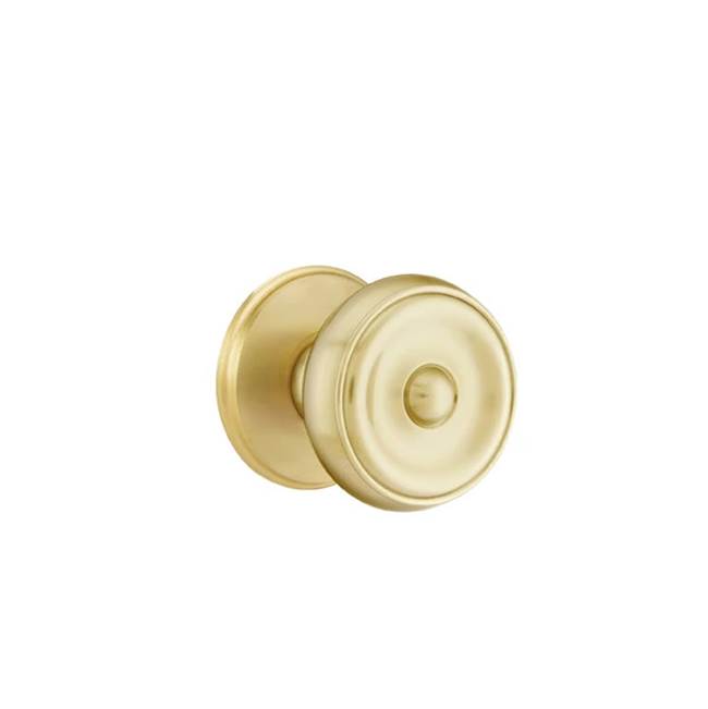 Emtek - Concealed, Privacy, Watford Rosette, Waverly Knob, US4 - Satin Brass