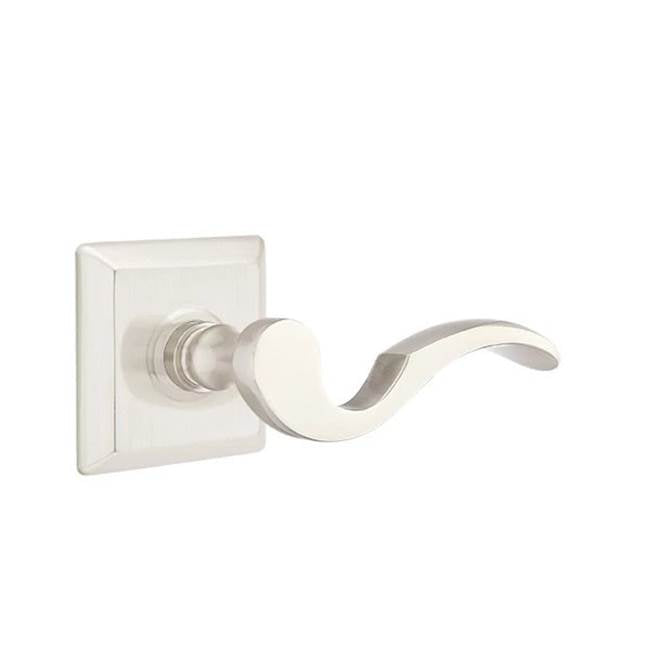 Emtek - Dummy, Quincy Rosette, Cortina Lever, US15 - Satin Nickel