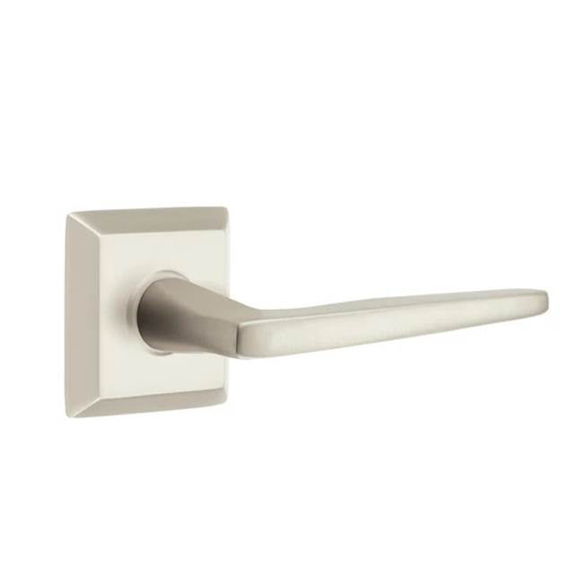 Emtek - Passage, Quincy Rosette, Hermes Lever, RH, US15 - Satin Nickel
